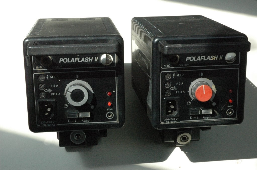 multiblitz pola 2 set flitsers, Lamp of Flitsset, Gebruikt, Dimbaar, Ophalen of Verzenden