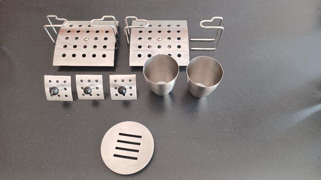 Badkamer of toilet accesoire set, Gebruikt, Overige merken, Overige typen, Ophalen of Verzenden