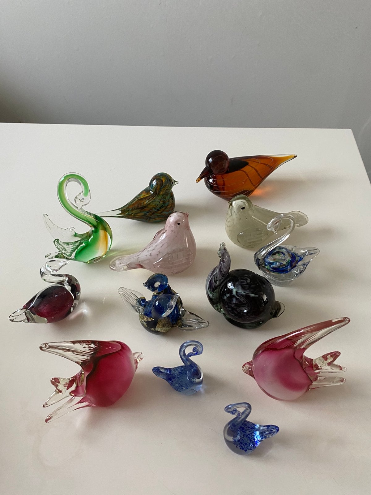 Handgeblazen glas dieren, murano (zie de foto), Ophalen of Verzenden