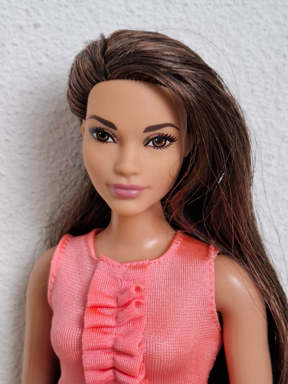 Barbie Fashionistas curvy, Ophalen of Verzenden, Gebruikt, Fashion Doll