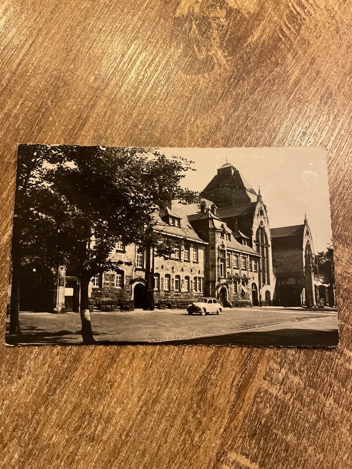 Oude ansichtkaart Landau, La Salle des Fêtes (Festhalle), Ophalen of Verzenden, Gelopen, Duitsland