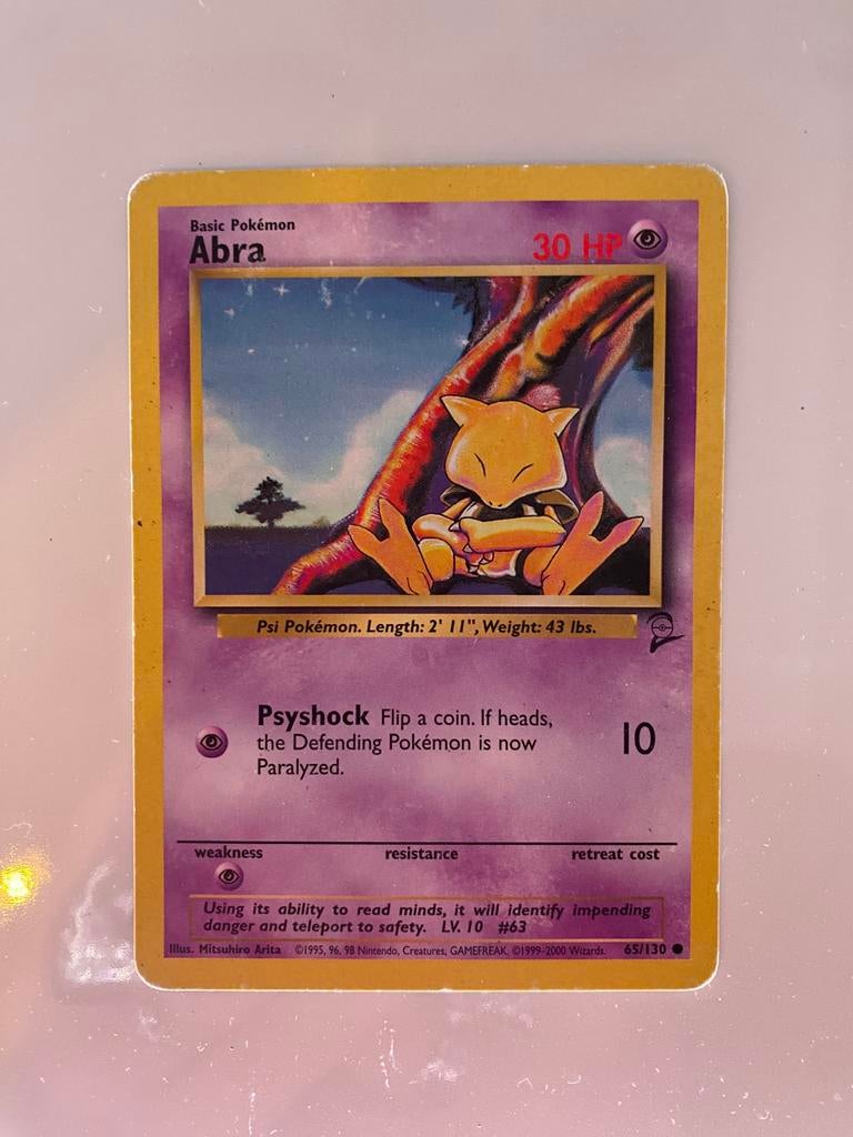 Pokemon kaart uit 1995, Ophalen of Verzenden, Gebruikt, Losse kaart