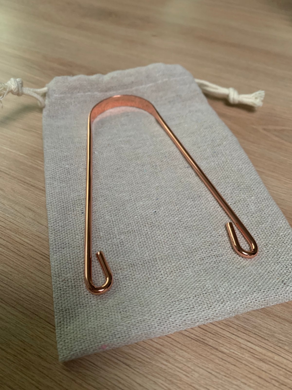 Tongue scraper copper, Ophalen of Verzenden, Nieuw, Overige typen