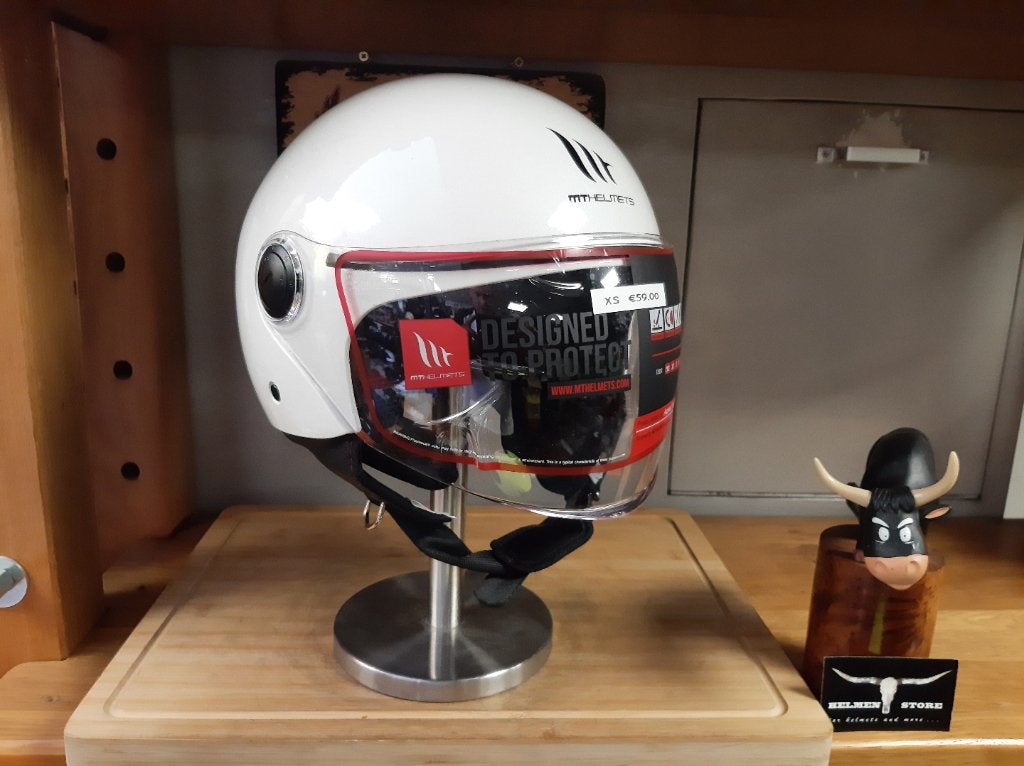 Scooterhelm XS brommerhelm mt street jethelm maat XS nieuw, XS, Pascalstraat 6 1704 RD Heerhugowaard, Jethelm, Ophalen of Verzenden
