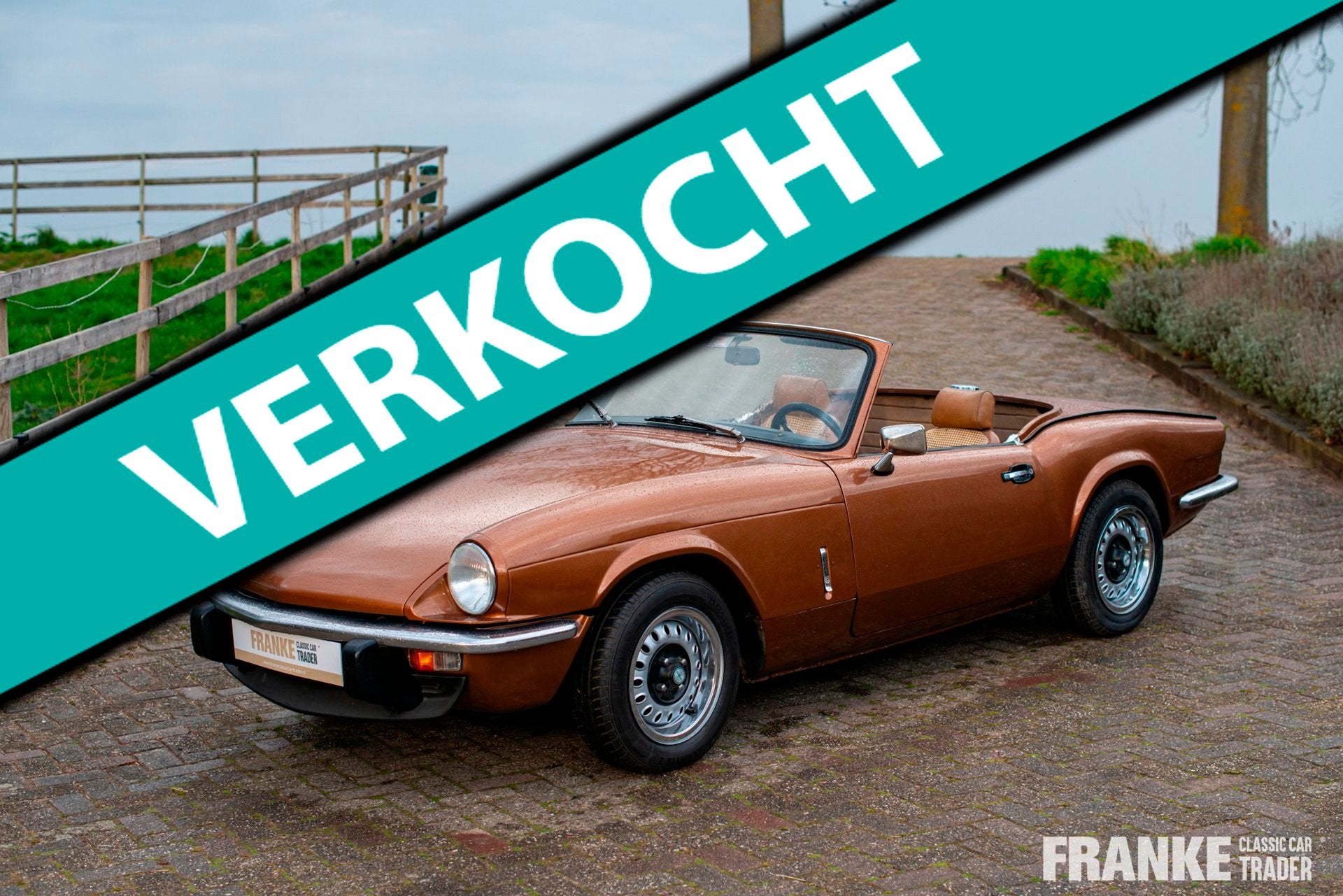 Triumph Spitfire 1500 TC Soft Top, Auto's, Metallic lak, Gebruikt, Beige, 4 cilinders