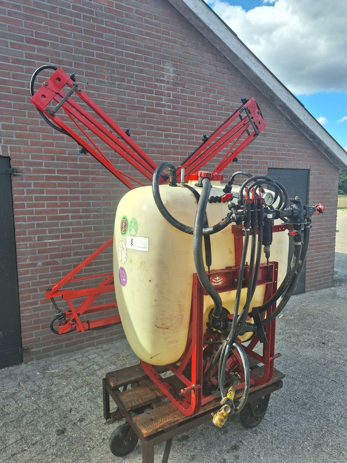 Hardi 600L veldspuit, Ophalen, Gewasbescherming en Bemesting