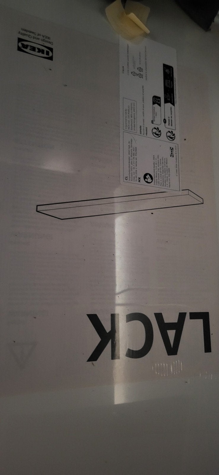 ikea Lack NIEUW EN NOG IN PLASTIC, Ophalen, Nieuw