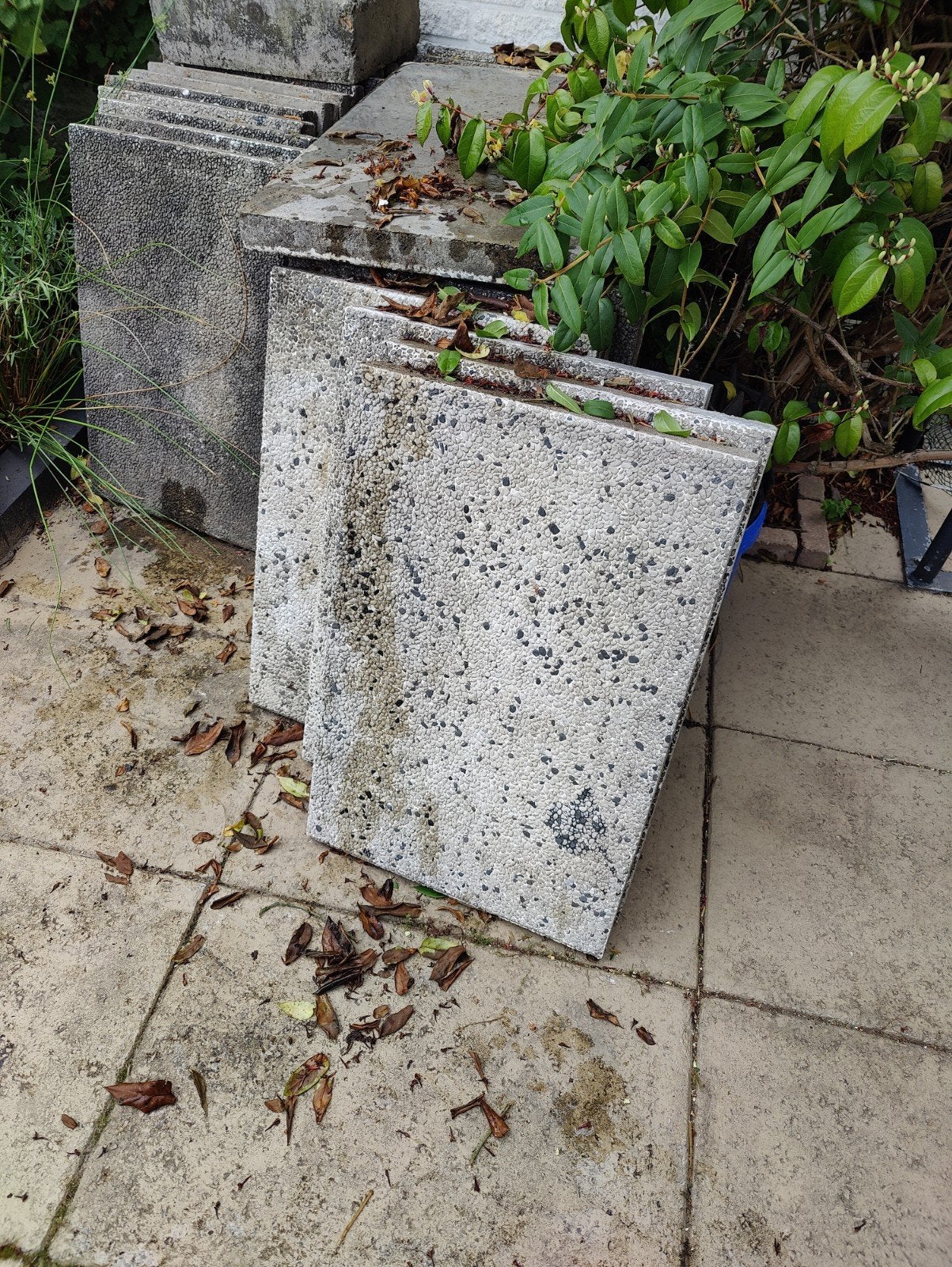 38 grindtegels 60x90 cm - Gebruikt, Tuin en Terras, Tegels en Klinkers, Ophalen, Gebruikt, 10 m² of meer, Grind