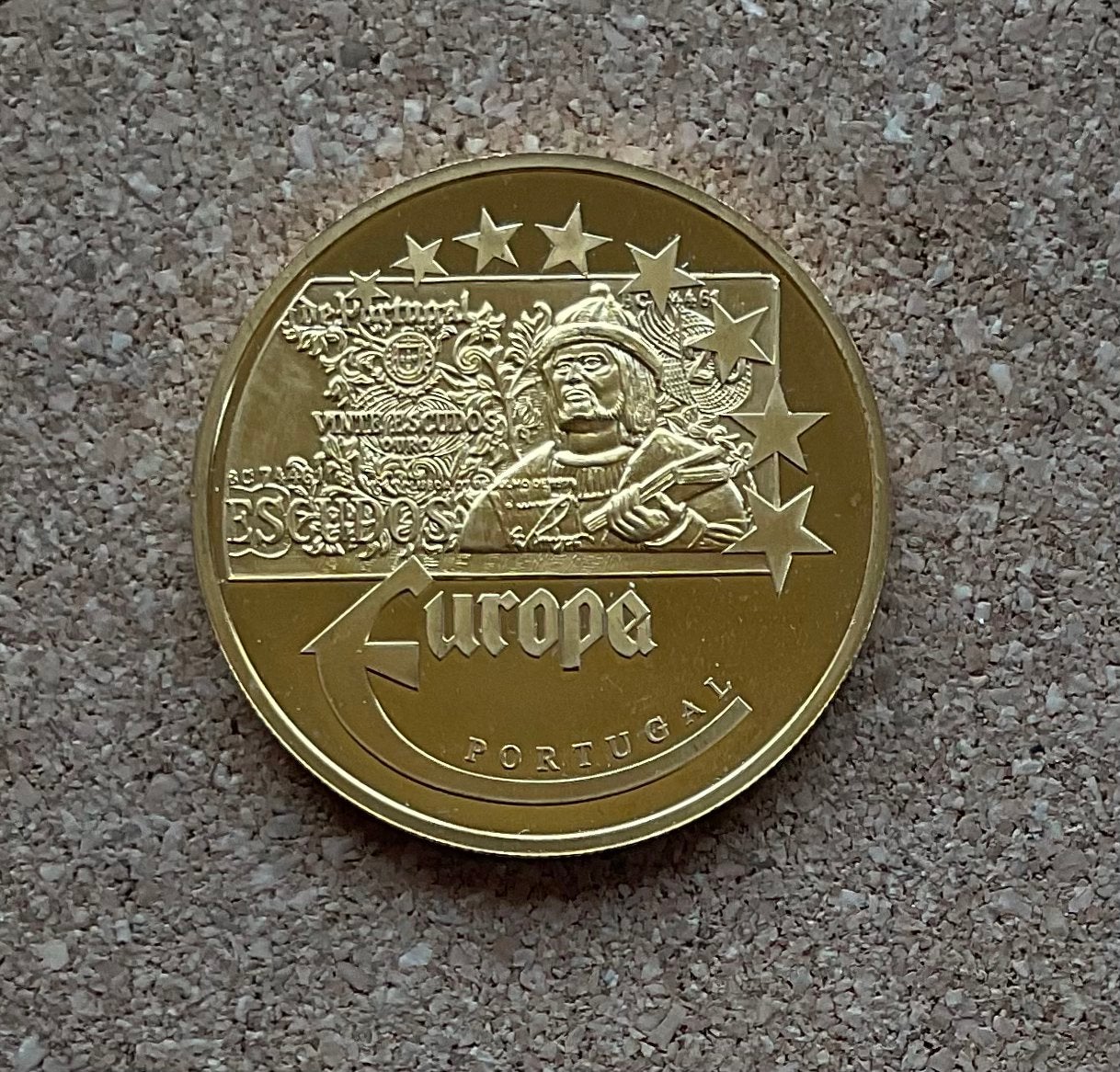Penning - EUROPA 2003 - PORTUGAL., Postzegels en Munten, Penningen en Medailles, Ophalen of Verzenden, Overige materialen, Buitenland