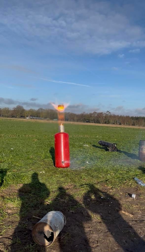200 liter carbid kanon! Carbid bus!, Ophalen, Zo goed als nieuw