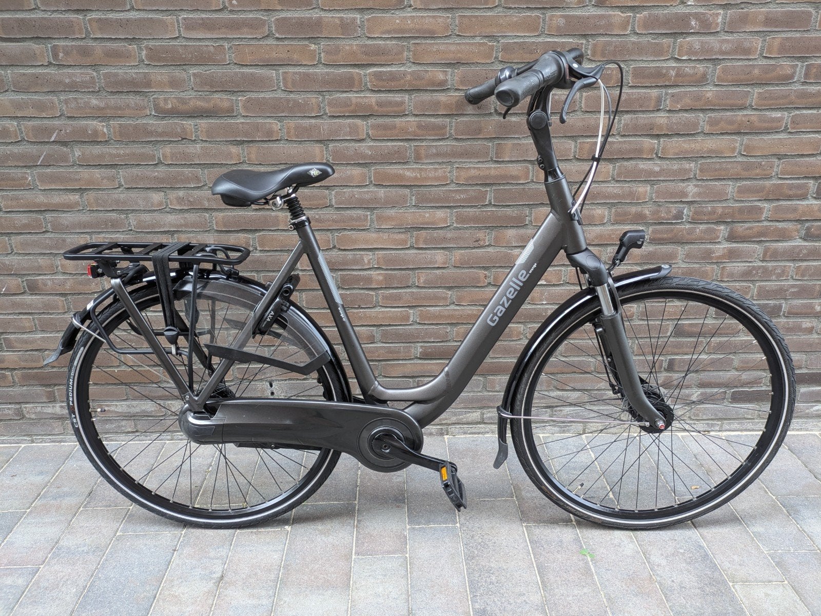 Zeer nette Gazelle Orange C7+ 2022 dames 57cm 7 versnellin, Ophalen, Gebruikt, Versnellingen, 56 cm of meer