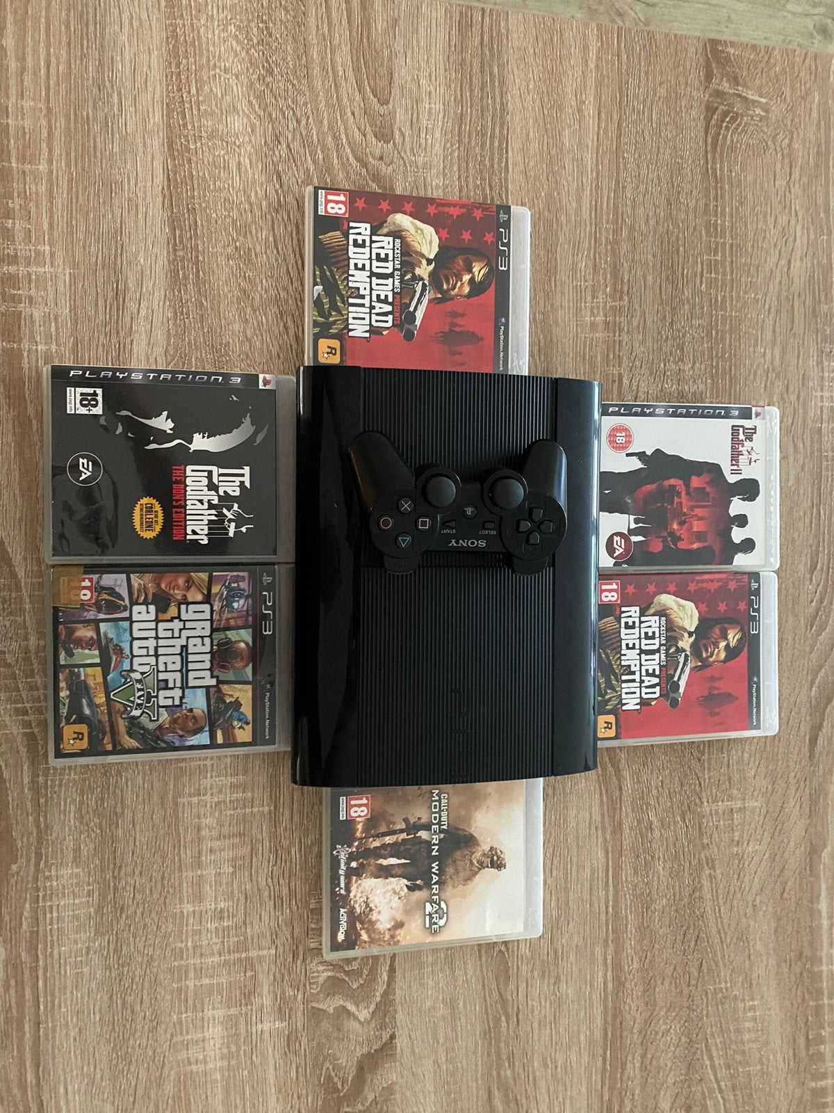 PlayStation 3 Super Slim 500GB + controller + 7 games, Spelcomputers en Games, Games | Sony PlayStation 3, Ophalen, Gebruikt, Vanaf 18 jaar