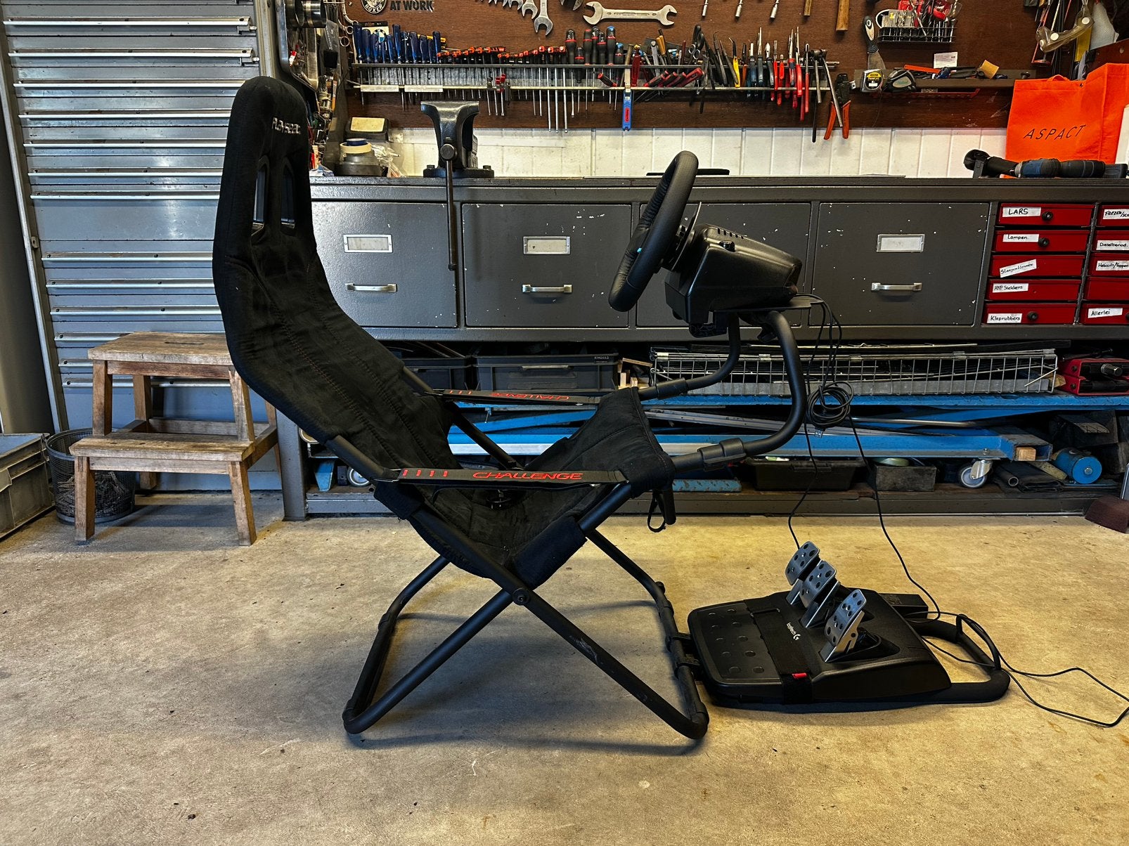 Playseat challange met logitech g29 (Playstation en PC), Ophalen, Zo goed als nieuw, Playseat of Racestoel, PlayStation 1