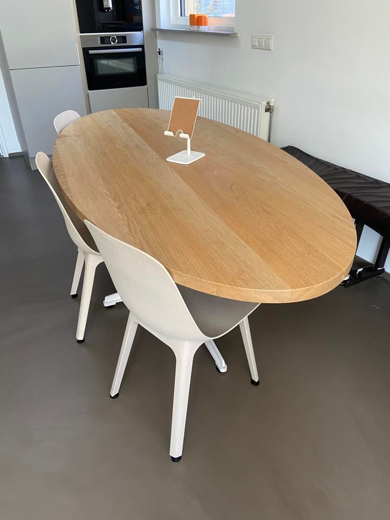 Prachtige mooie eetkamertafel design in stijl van Pilat en P, Huis en Inrichting, Tafels | Eettafels, Ophalen, 100 tot 150 cm