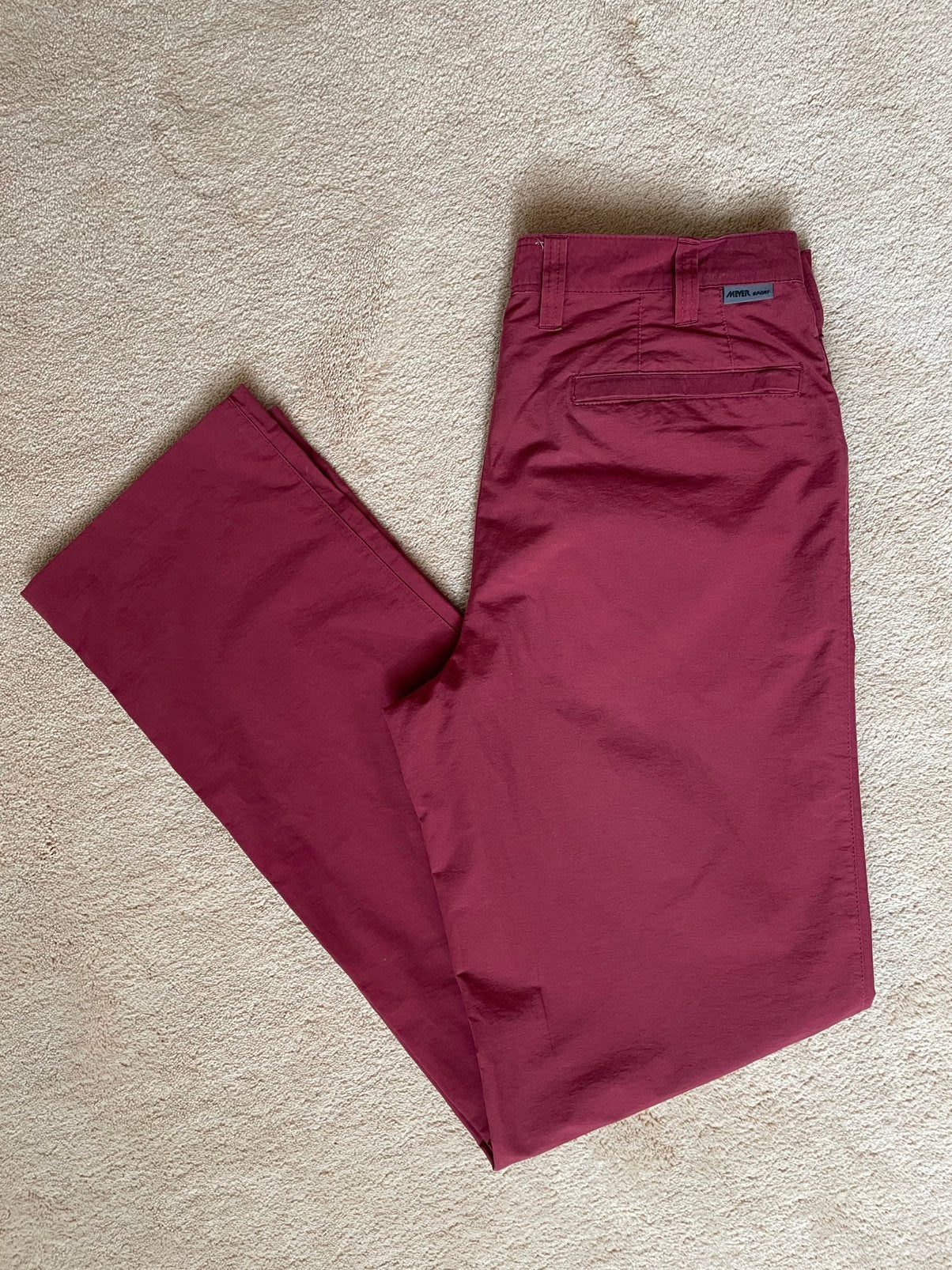 Mooie pantalon Meyer Sport 48, Ophalen of Verzenden, Zo goed als nieuw, Maat 48/50 (M), Rood