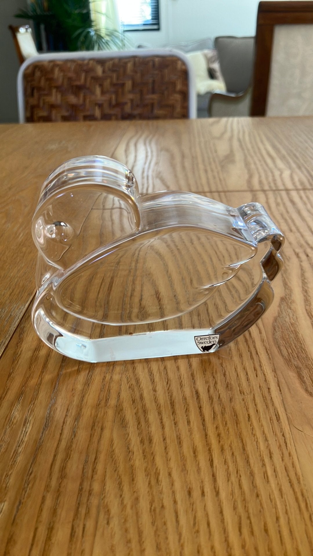Vintage Orrefors Glazen Eend - Punt Gaaf Zweeds Design, Ophalen of Verzenden