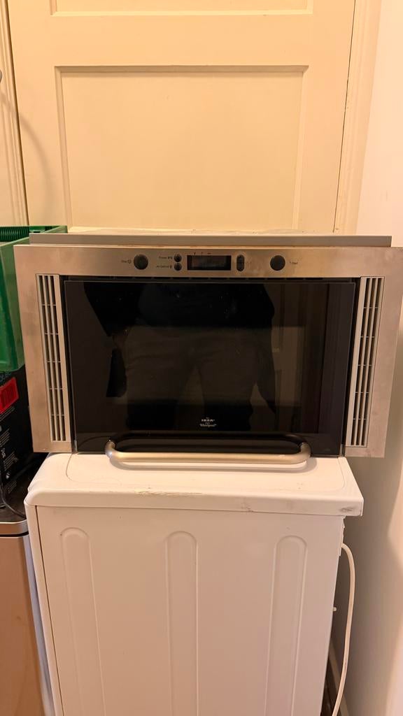 IKEA Whirlpool Combimagnetron - Inbouw - Zo goed als nieuw, Ophalen, Combimagnetron, 60 cm of meer, Grill