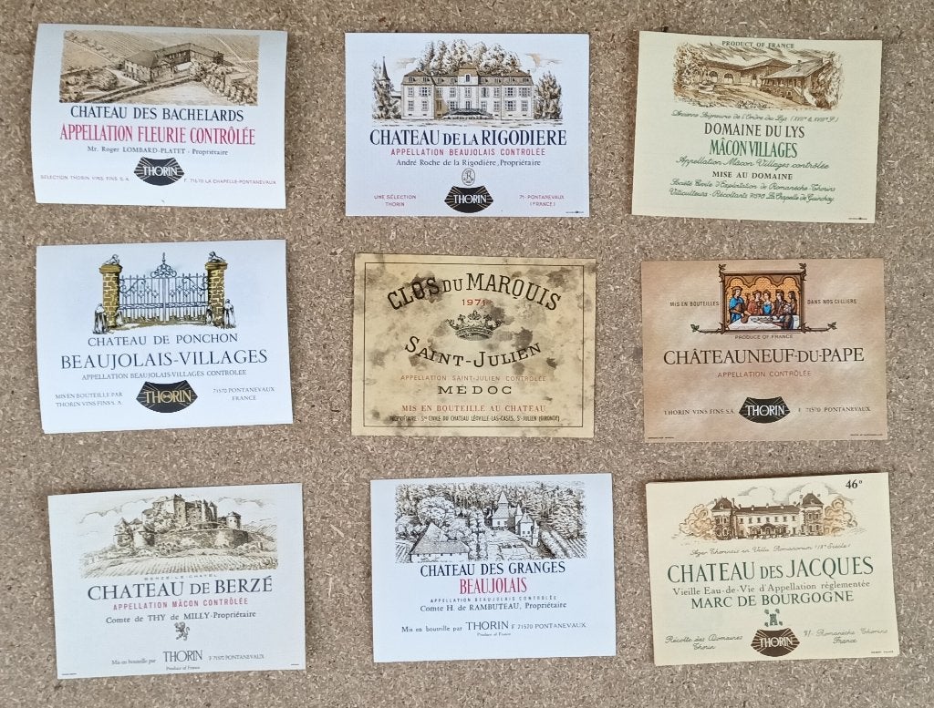 Collectie Franse wijnetiketten, Ophalen of Verzenden, Zo goed als nieuw, Overige typen, Frankrijk