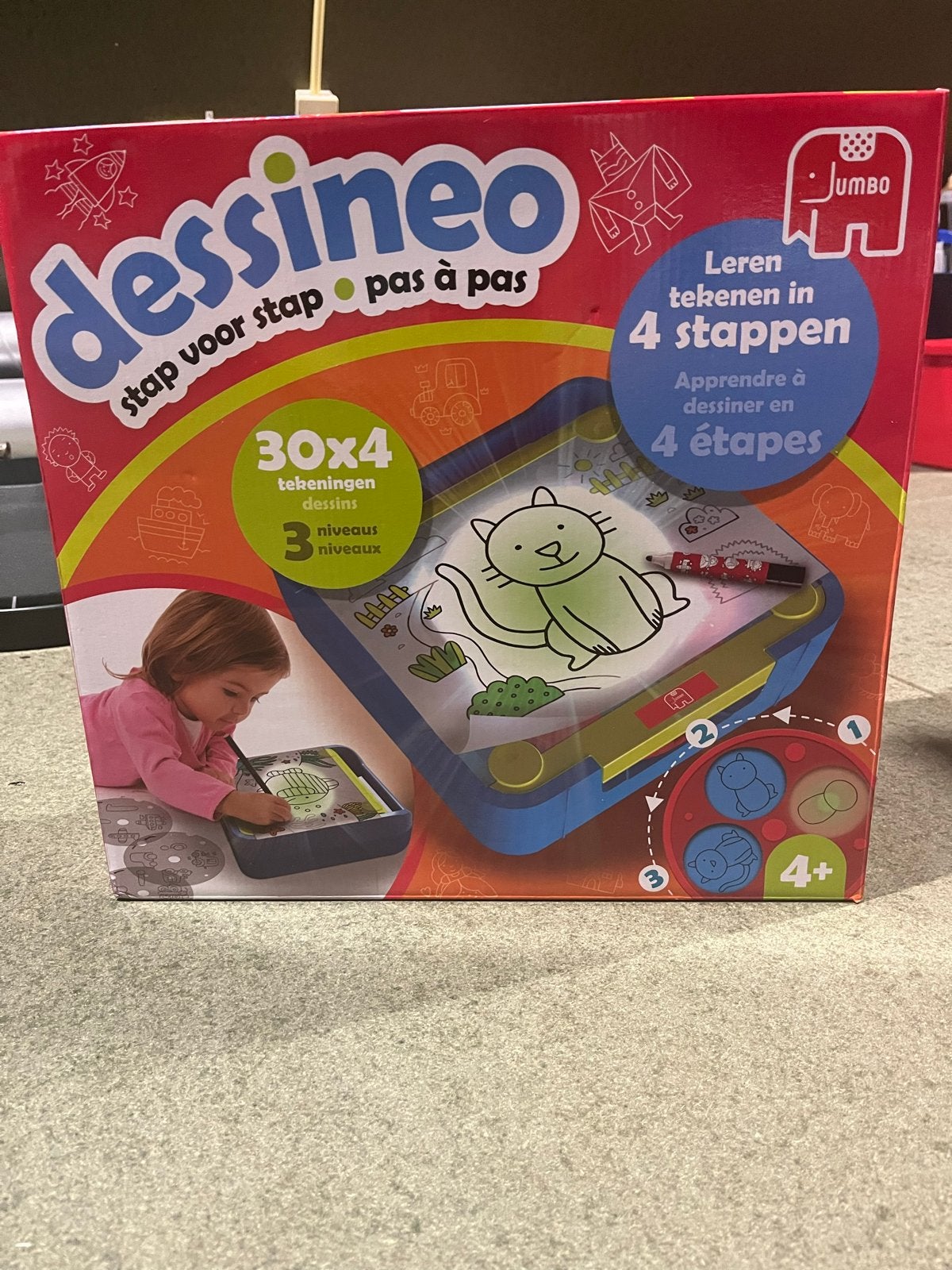 Jumbo Dessineo tekentafel - Leer tekenen in 4 stappen, Ophalen, Gebruikt, Knutselen
