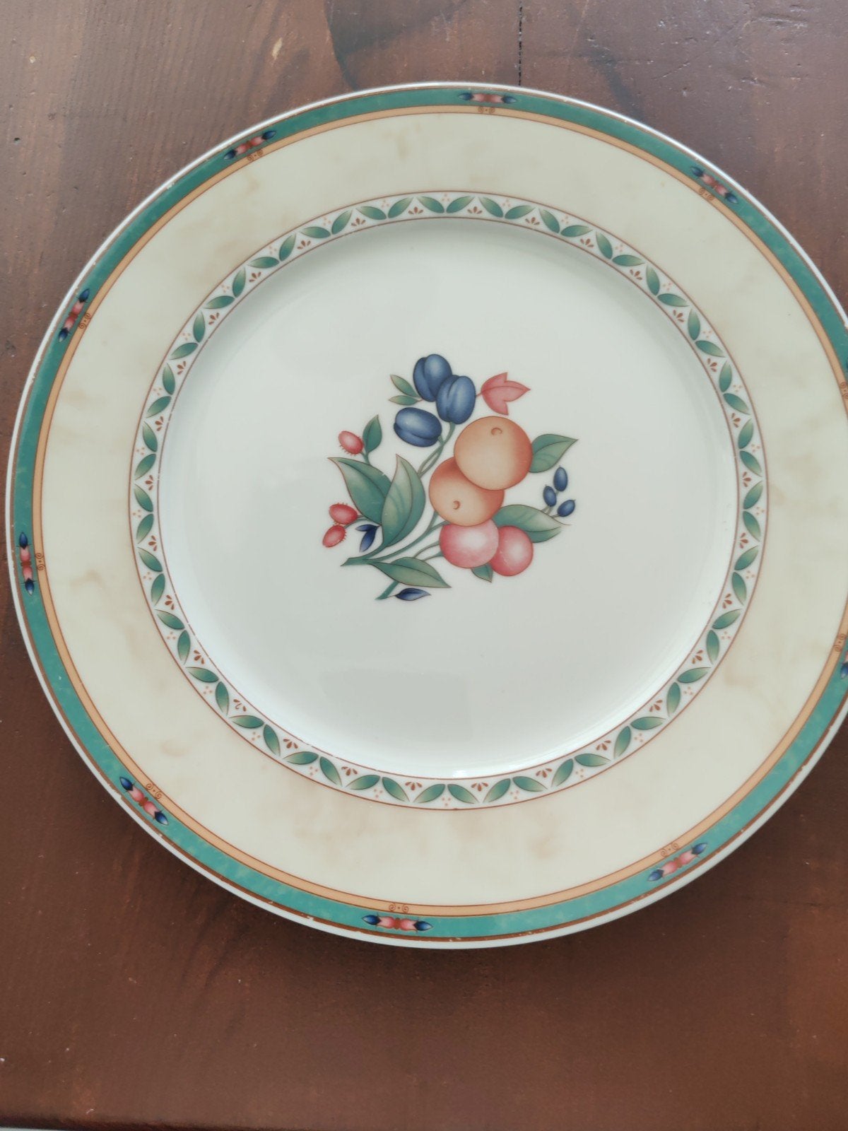 2 Heinrich Winterling Bavaria borden, 26 cm, fruitdecor, Ophalen of Verzenden, Porselein, Overige stijlen, Bord(en)
