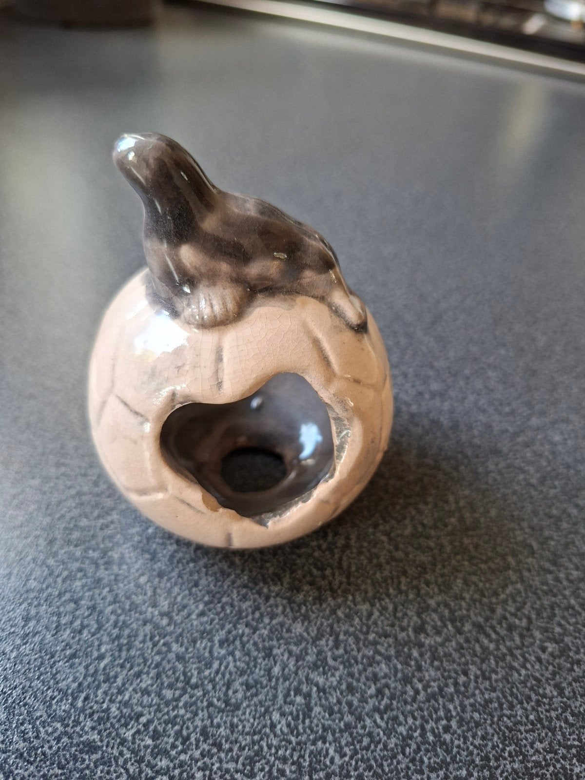 Prachtig zeehond exemplaar - Keramiek beeldje, Ophalen of Verzenden, Gebruikt, Wild dier, Beeldje of Figuurtje