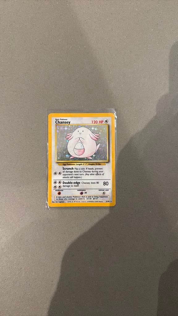 Chansey 1ste editie, Ophalen of Verzenden, Voorwerp of Figuurtje