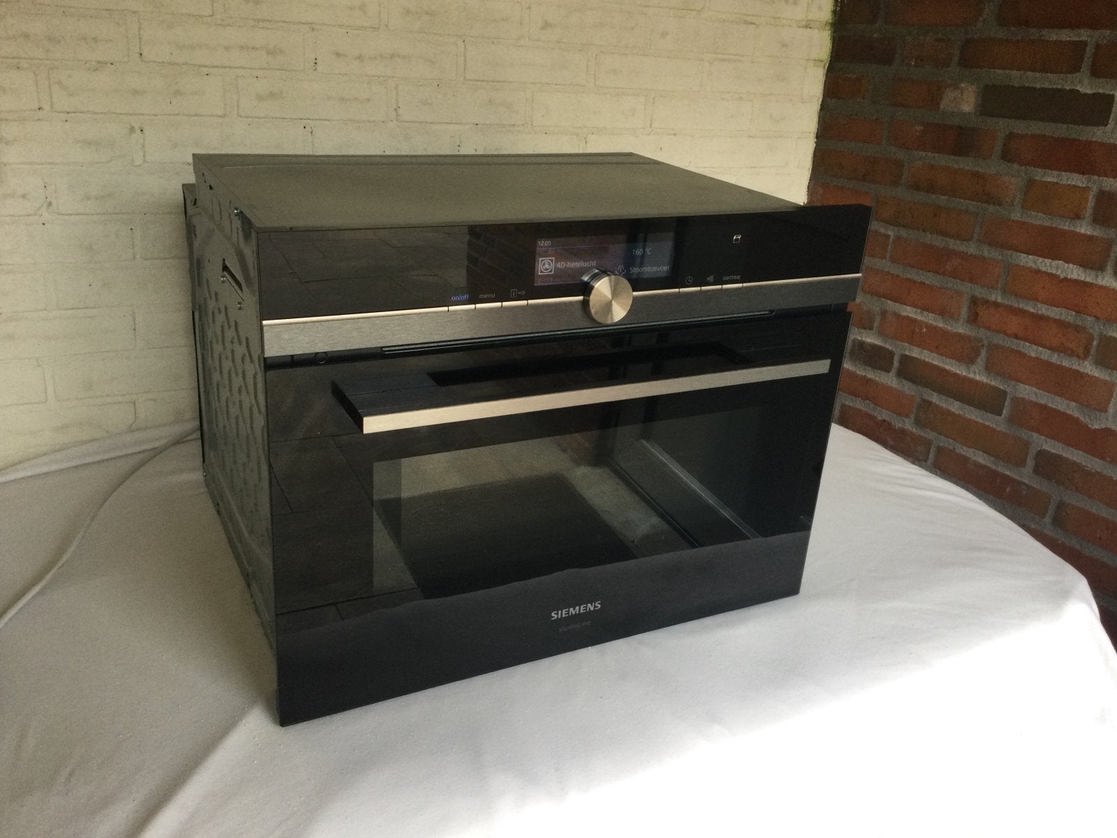 Hele luxe Siemens combimagnetron oven, Witgoed en Apparatuur, Magnetrons, Ophalen, Combimagnetron, Crisp, Zo goed als nieuw