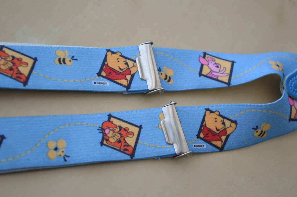 Bretels blauw Winnie de Poeh, Ophalen of Verzenden, Winnie de Poeh of vrienden