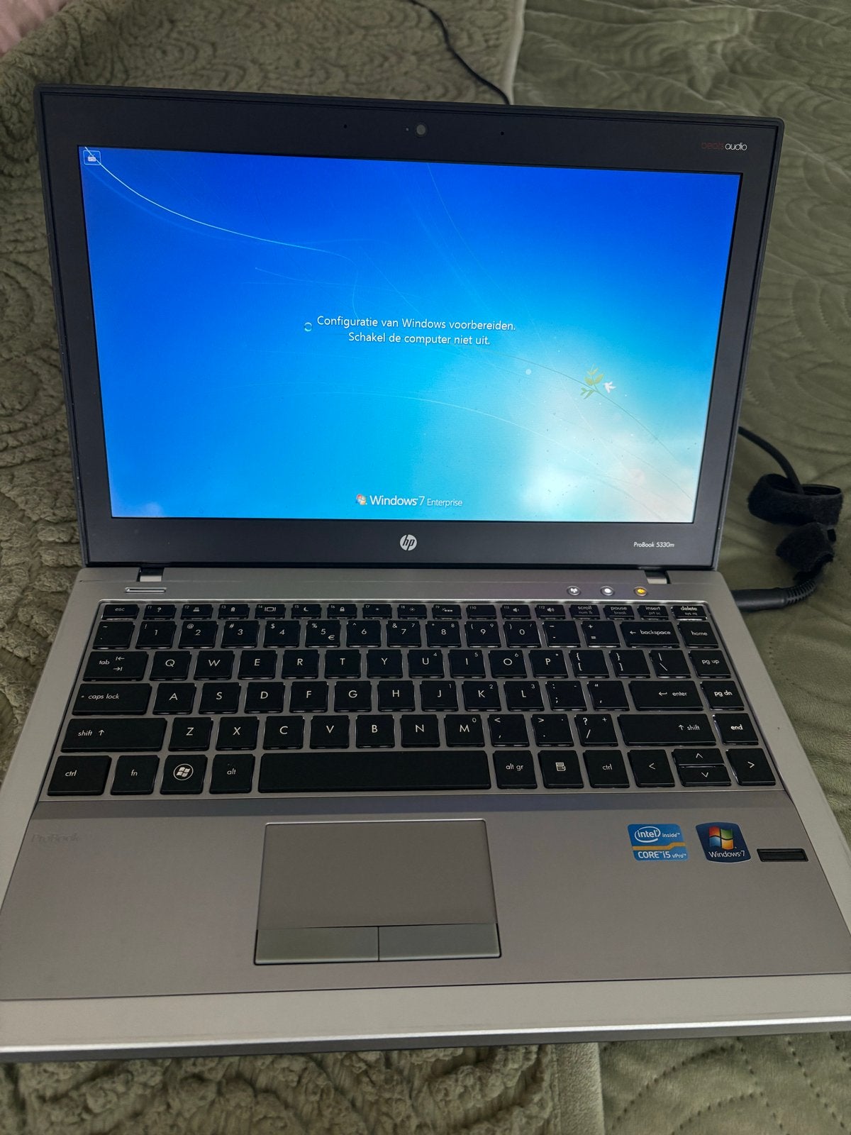 HP ProBook 5330m - Intel Core i5 - Windows, Gebruikt, 2 tot 3 Ghz, Qwerty, 12 inch
