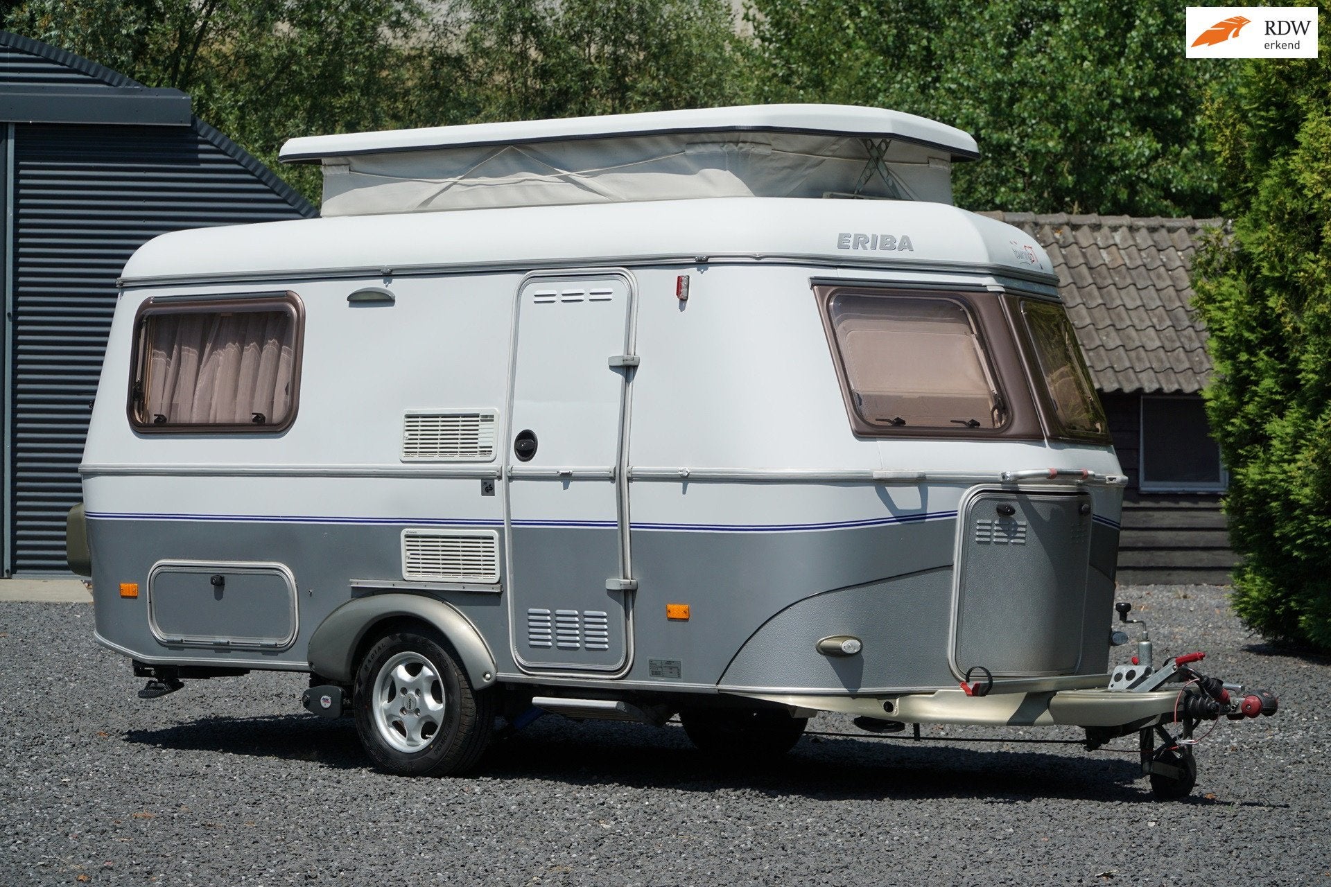 Eriba Touring Triton 420 GT Hefdak {Mover & van der Horn} !, Caravans en Kamperen, Tot en met 2, Bedrijf, 750 - 1000 kg, 4 tot 5 meter