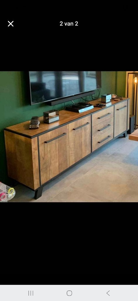 Dressoir captona, Ophalen, Overige materialen, Zo goed als nieuw, 200 cm of meer