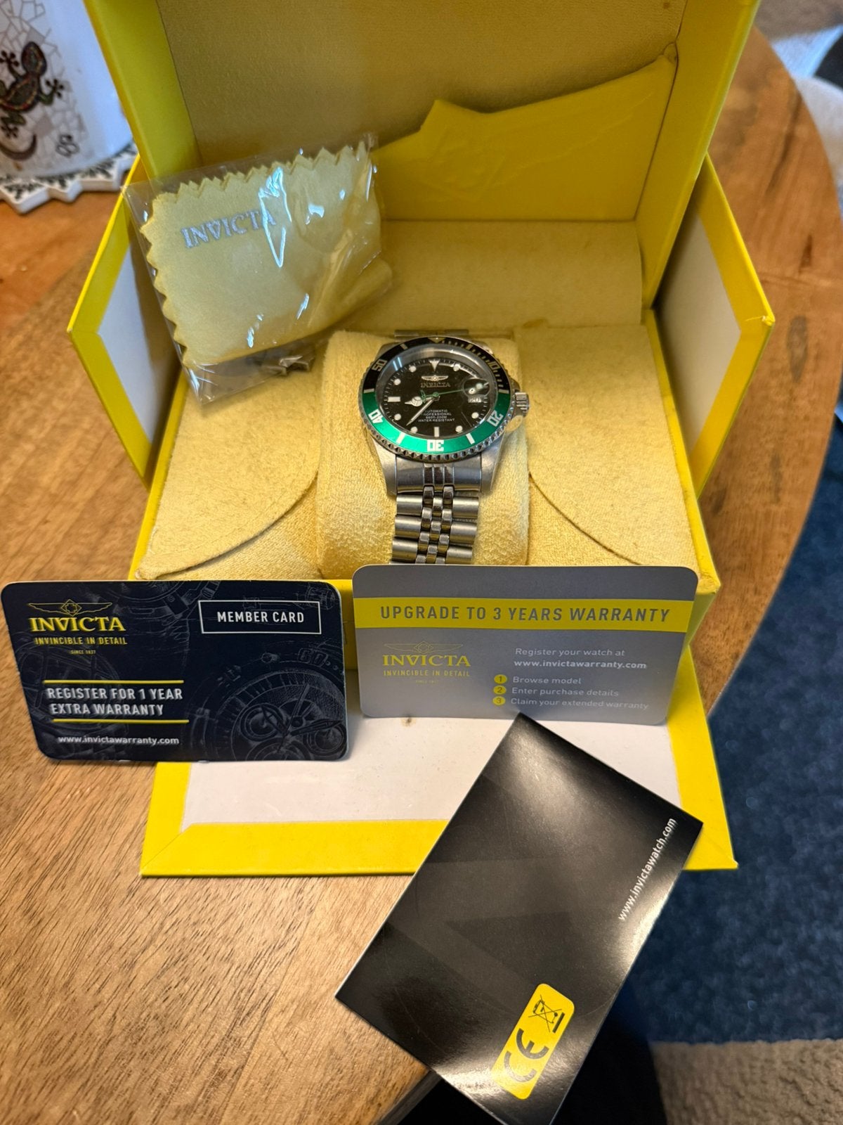 invicta automatic 43mm, Ophalen of Verzenden, Zo goed als nieuw