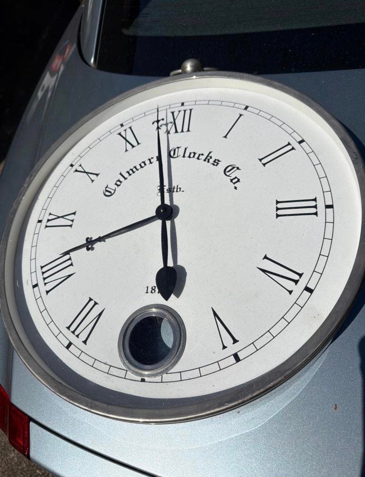 Grote Colmore Clocks Co. wandklok met Romeinse cijfers, Ophalen of Verzenden