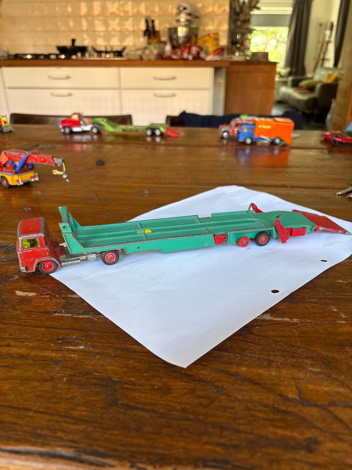 Vintage Matchbox King Size K-8 Guy Warrior Car Transporter, Ophalen