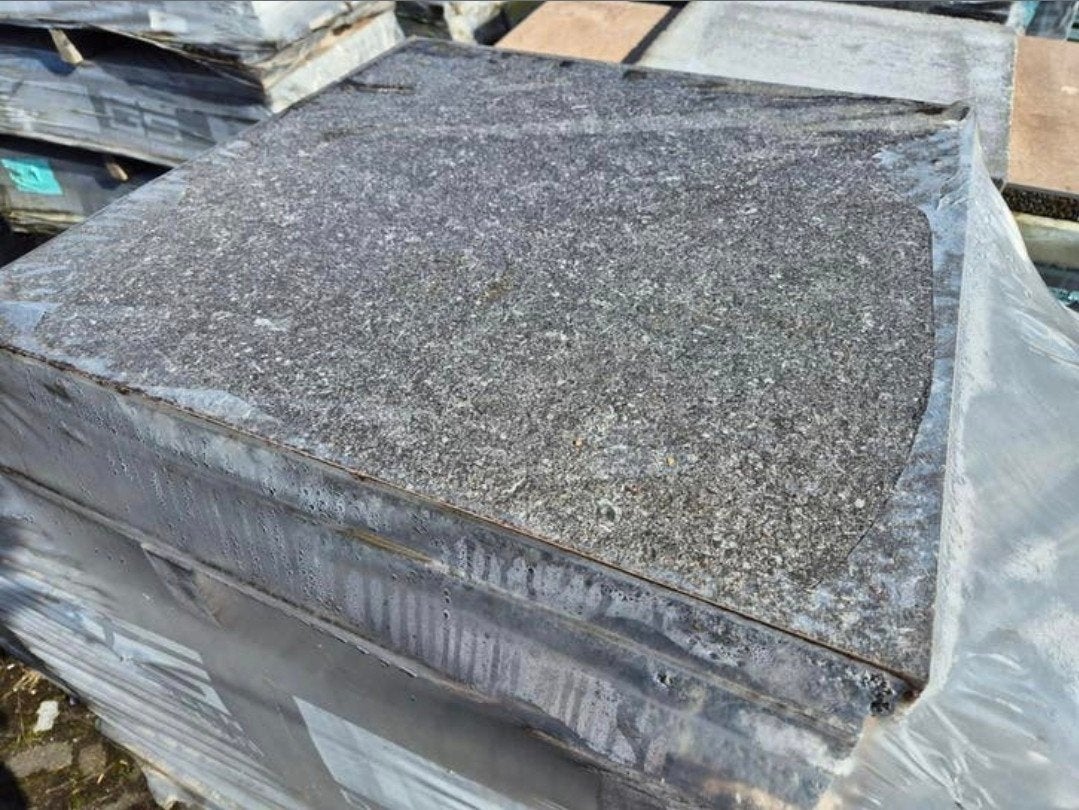 11,5m² geoceramica 60x60x4cm antraciet grijs s-partij, Gecoat, Keramiek, Nieuw, Ophalen of Verzenden