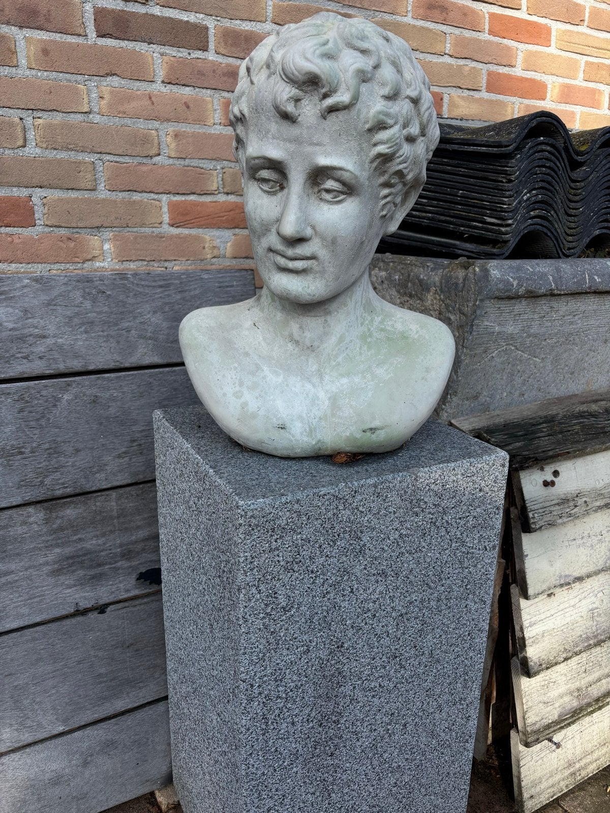 Klassieke buste, Antiek en Kunst, Ophalen, Buste, 50 - 100 cm, Man