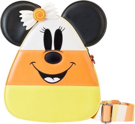 Loungefly Mickey & Minnie Candy Corn Crossbody tas UNISEX, Loungefly Mickey & Minnie Candy Corn Crossbody tas UNISEX, Nieuw, Ophalen of Verzenden
