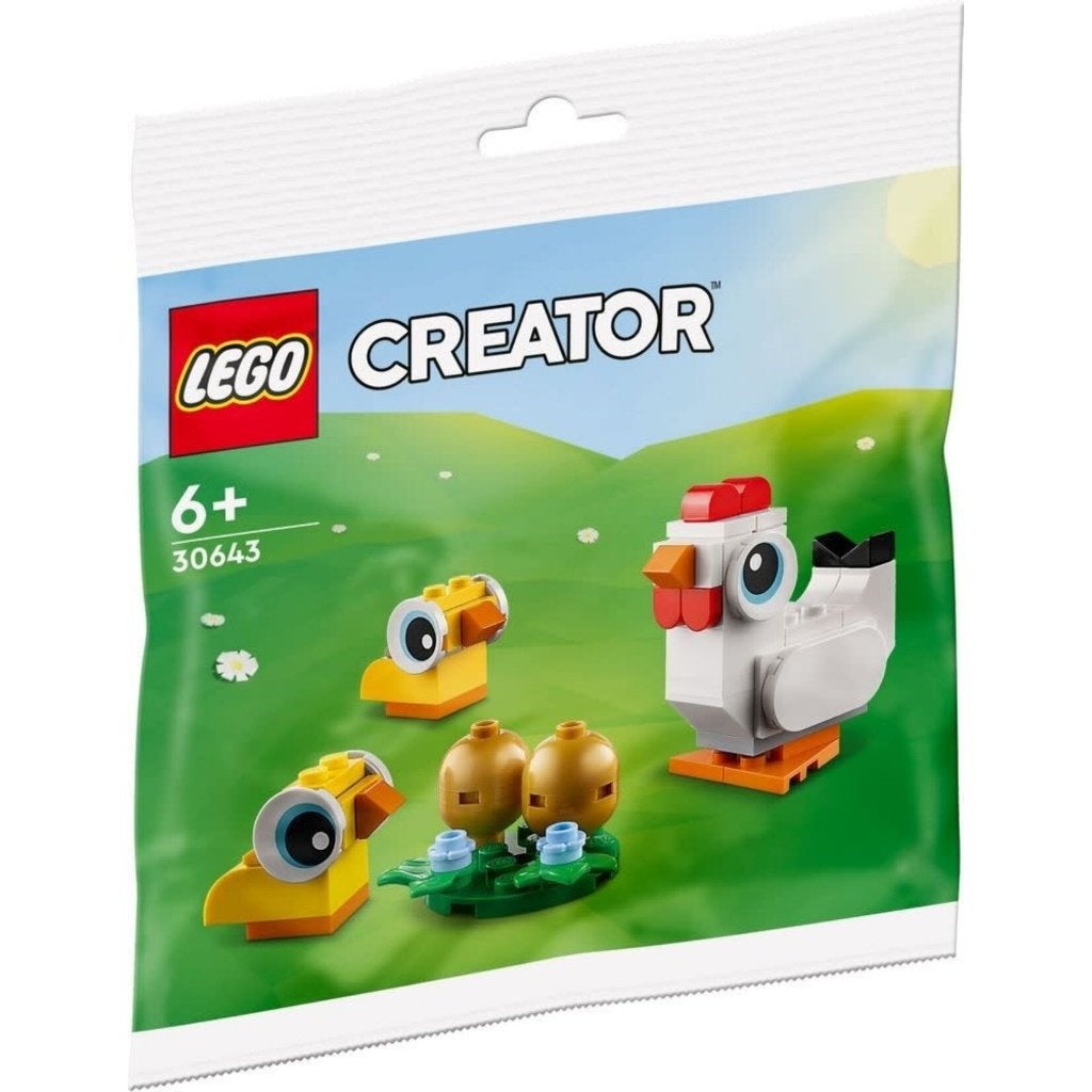 Lego Creator 30643 kip met kuikens, Lego, Ophalen of Verzenden, Zo goed als nieuw, Inclusief instructies