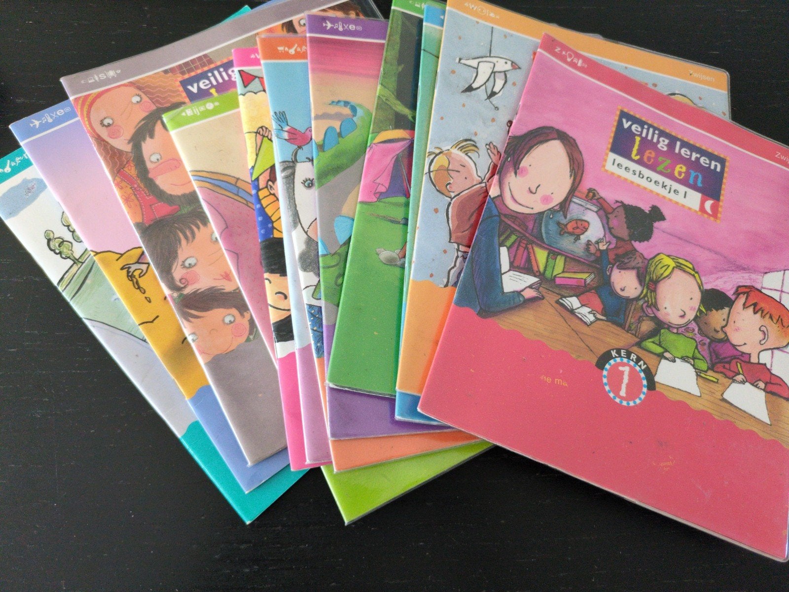 Veilig leren lezen boekje 1 t/m 12, Ophalen of Verzenden, Gelezen, Overige niveaus, Nederlands