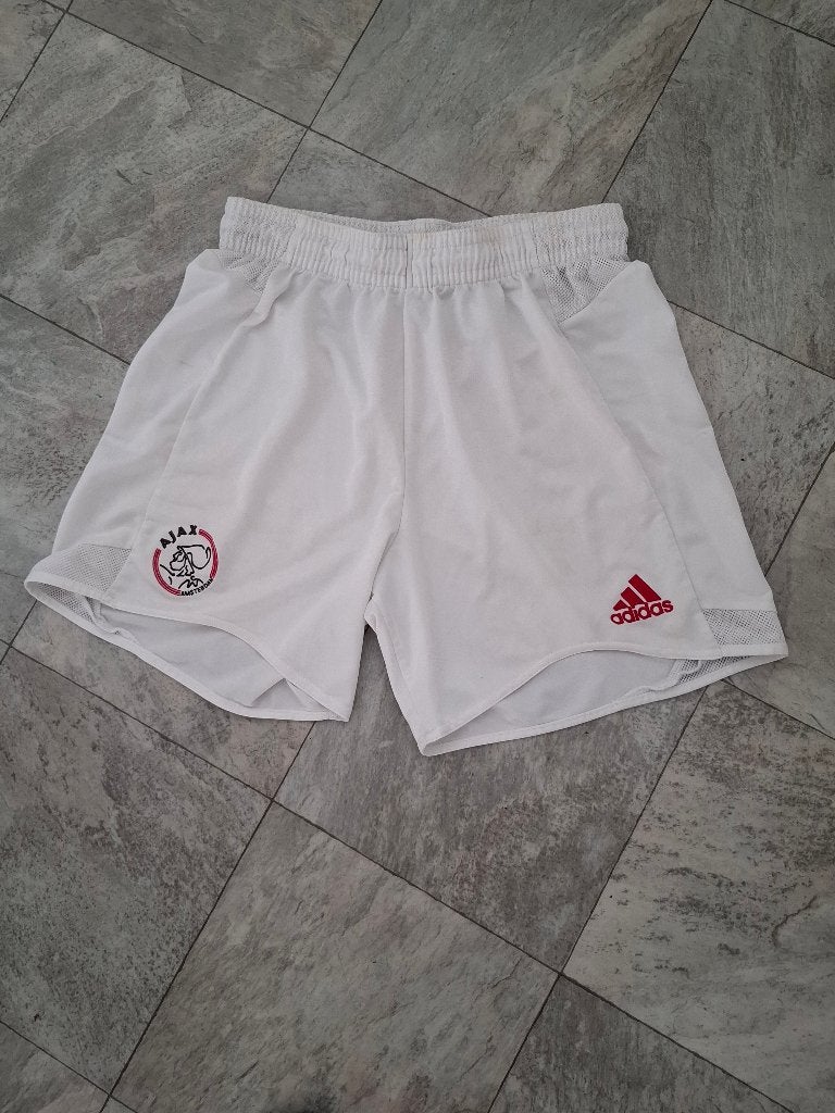 Ajax broekje jongens, Ophalen, Maat 48/50 (M), Wit, Adidas