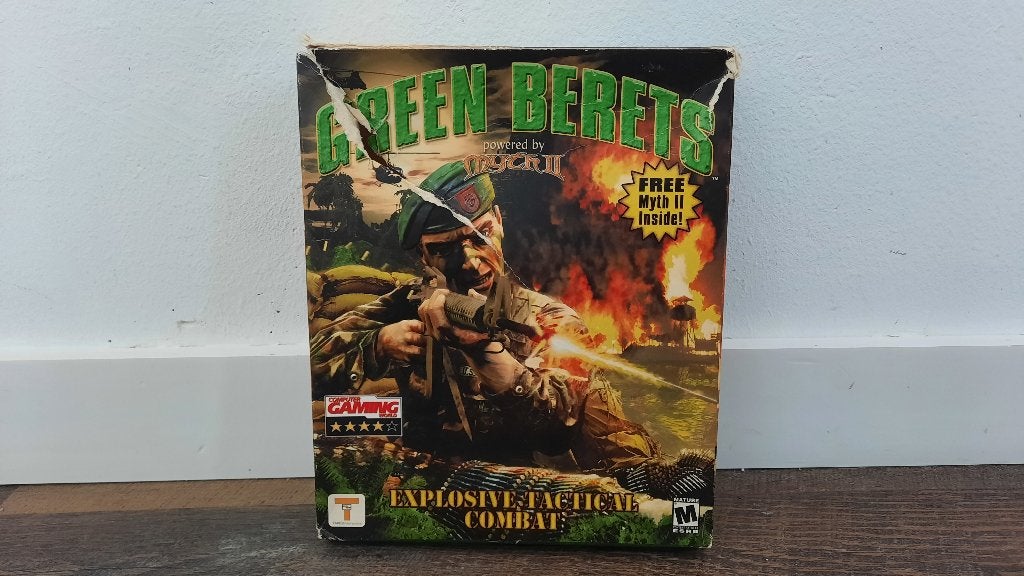 Green Berets + Myth II PC Spel Big Box Games, Avontuur en Actie, Gebruikt, 1 speler, Ophalen of Verzenden
