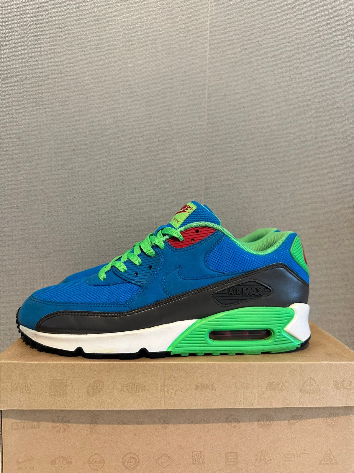 Nike Air Max 90 Photo Blue 2015 46 11, Kleding | Heren, Schoenen, Ophalen of Verzenden, Zo goed als nieuw, Blauw