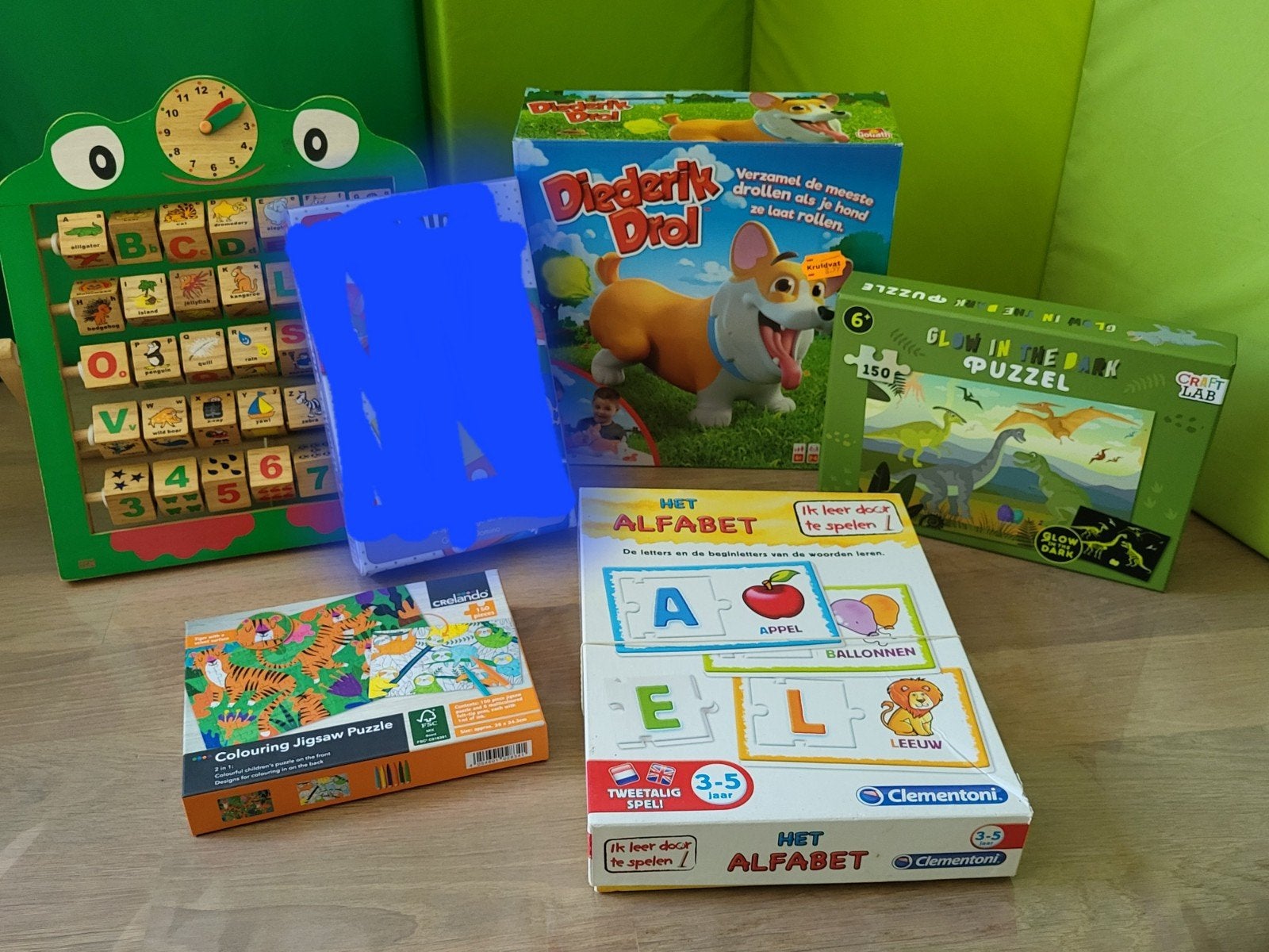 Spelletje, puzzel, etc, Ophalen