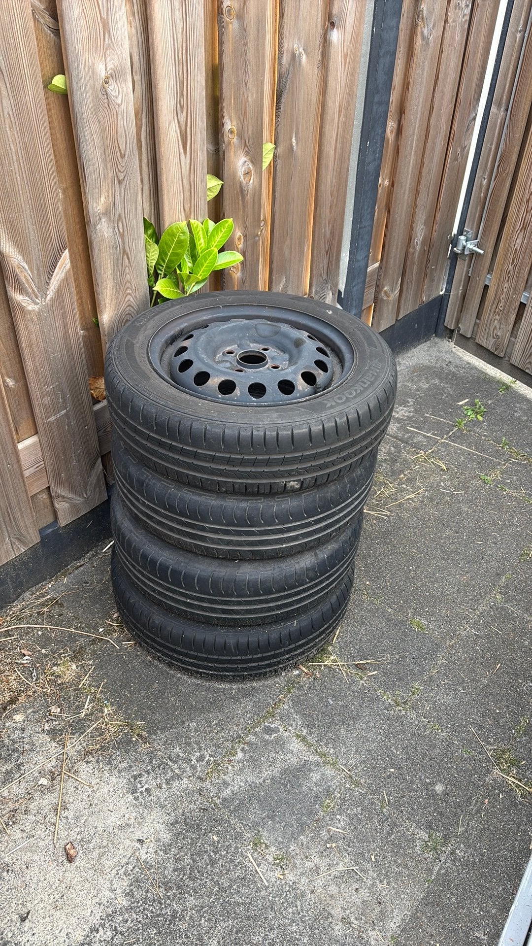 Stalen velgen met zomer banden 14 inch, Ophalen