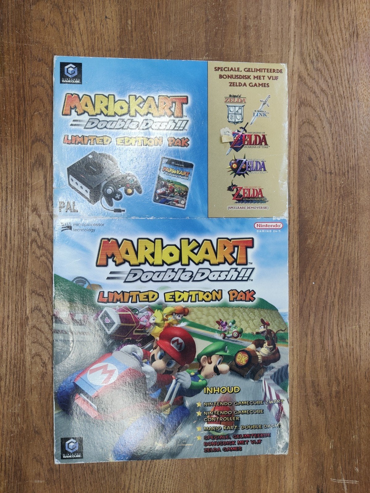 Gamecube Sleeve Mario Kart Double Dash Limited Edition Pak, 1 speler, Ophalen of Verzenden, Zo goed als nieuw, Vanaf 3 jaar
