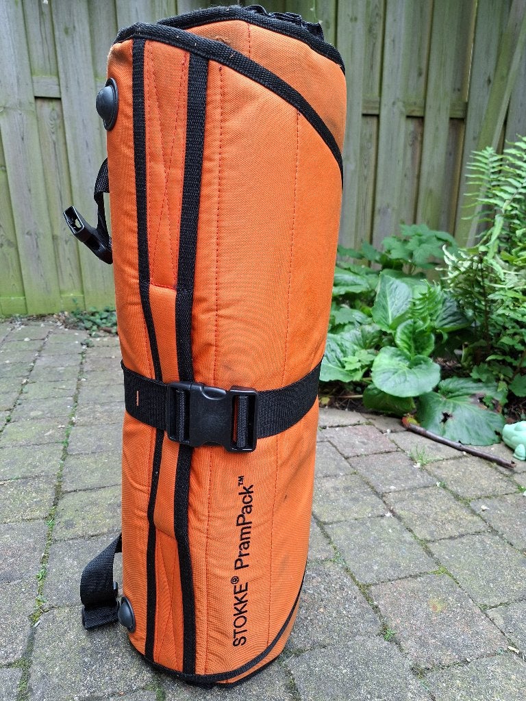 Stokke Prampack | Reistas voor kinderwagen (& autostoeltje), 30 cm of meer, Gebruikt, Zwart, 80 cm of meer