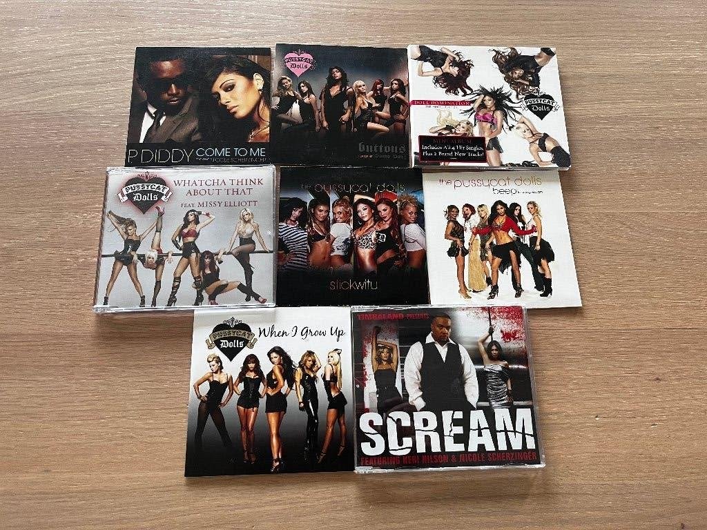 8x Pussycat Dolls CD en Maxi Single Nicole Scherzinger, Ophalen of Verzenden, Zo goed als nieuw, Single