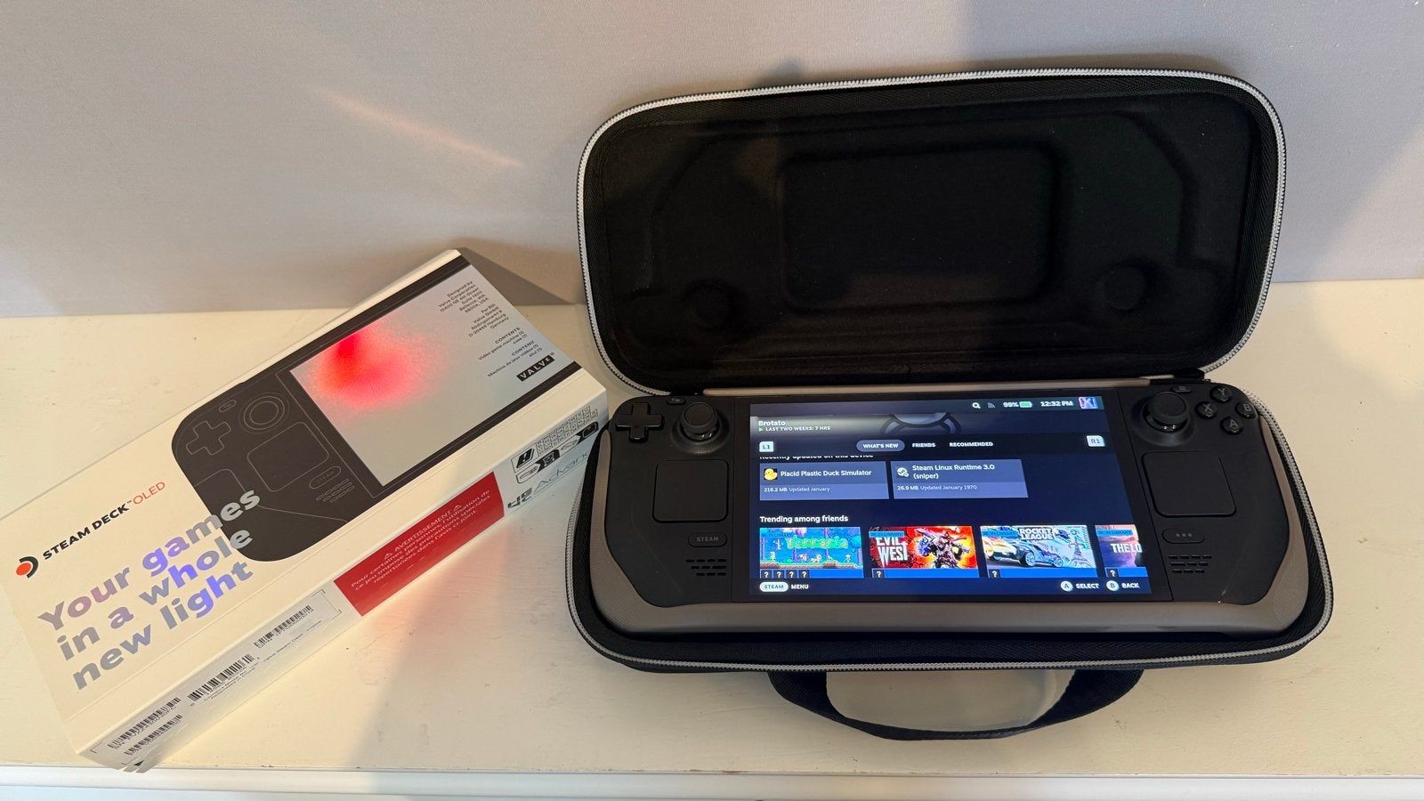 Steam Deck OLED 512GB - Perfecte staat met accessoires