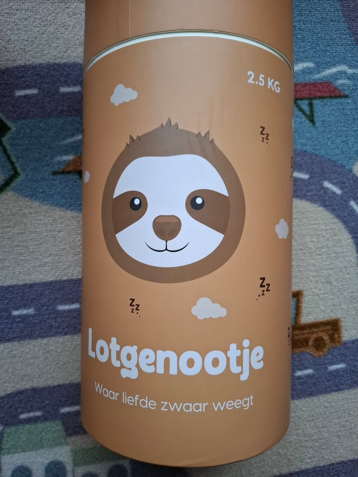 Lotgenootje Knuffel Luiaard 2.5 KG -verzwaringsknuffel nieuw, Ophalen, Met doos, Overige merken, Overige karakters