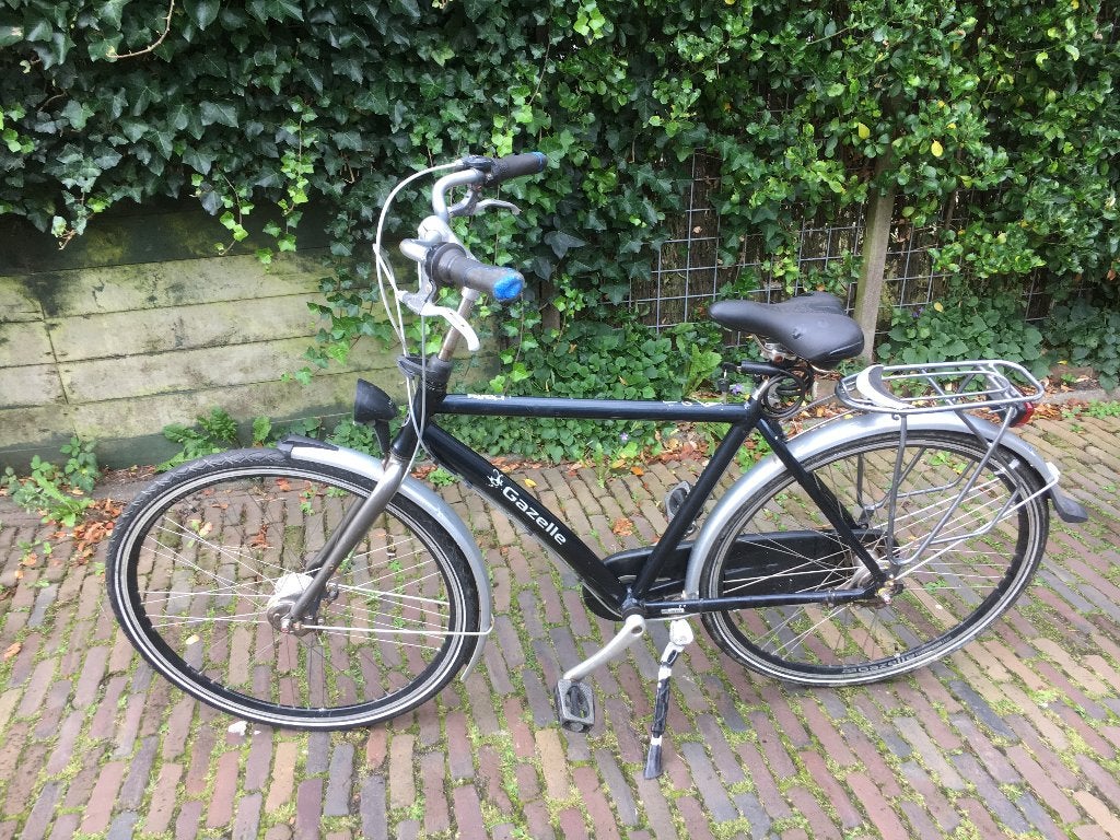 Heren fiets 28 inch, slot, verlichting, frame 55cm, versnell, Ophalen, Gebruikt, Versnellingen, Gazelle